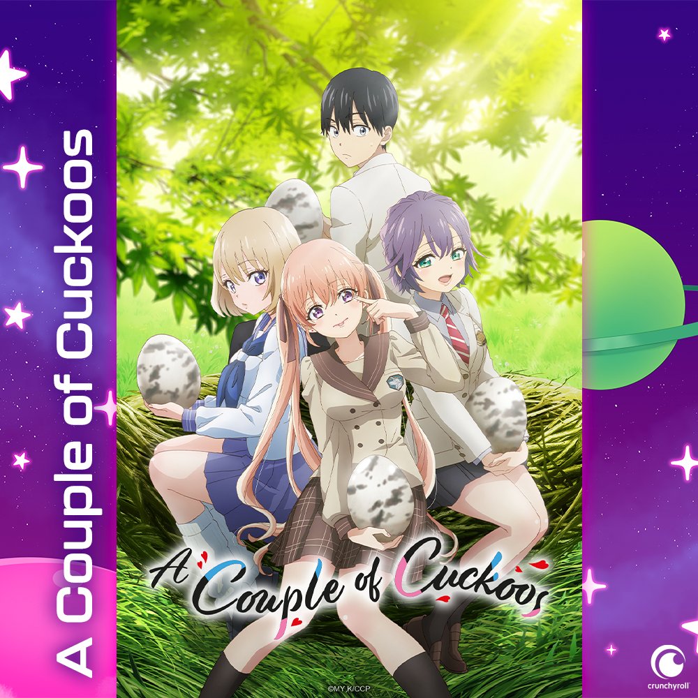  'A Couple of Cuckoos' ganha dublagem na Crunchyroll