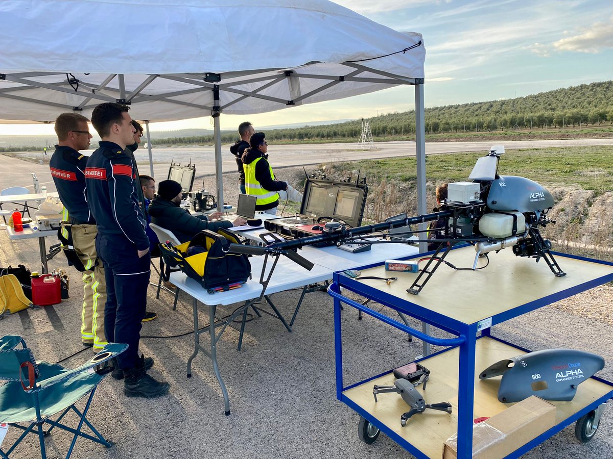 ResponDrone's tweet photo. ResponDrone’s final demonstration in Spain showcases how the drone-based platform can increase situation awareness for first responders. https://t.co/5WXyBdhjH8 #ResponDroneProject #EU #H2020 #Platform #Emergency #Disaster #Management #SituationAwareness #Drones #FirstResponders https://t.co/3AfSQXAVDs