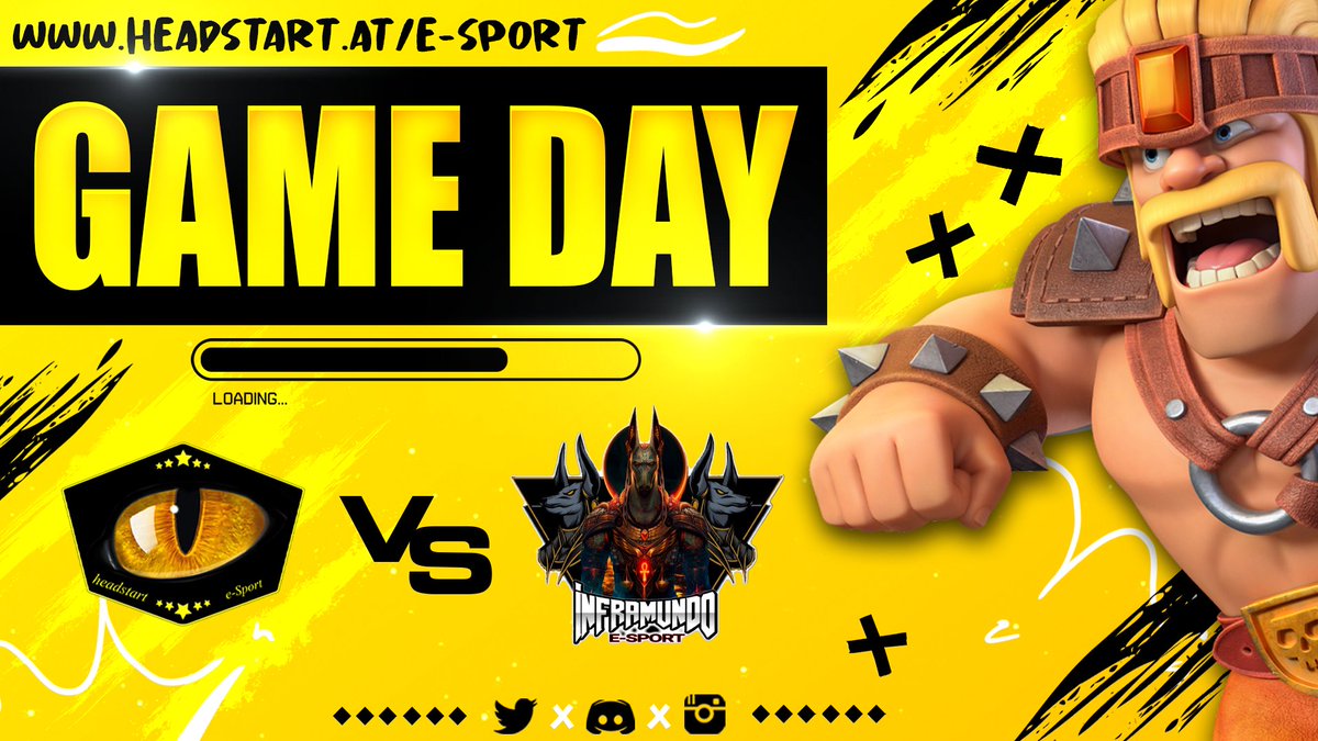 Today our Boys are facing at 9 pm CET @Gaming7Backpack in <a href="/HWT_coc/">HWT</a> week 4.

And a second match will be at 10 pm CET vs #inframundo in <a href="/wcl_warriors/">WARRIORS CHAMPIONS LEAGUE</a> week 3.

Good luck to both of them 🍀