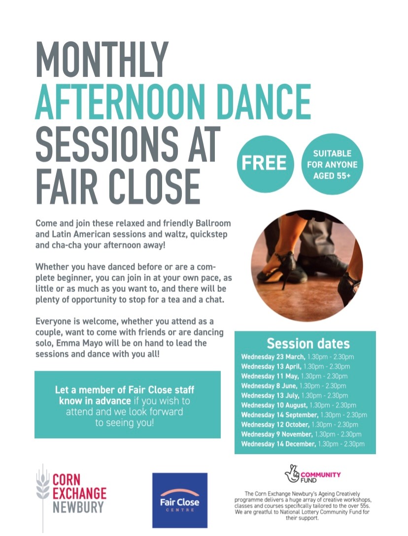 Fairclosecentre's tweet photo. One word darling! #FABULOUS!
Fancy a spot of #strictly? Why not come join in these FREE dance sessions 
Get in touch and we can book you in!
01635 40488
hello@fairclosecentre.org
#FunFoodFriendship ....and now #Foxtrot🕺💃
Please RT thank you! https://t.co/E6RQ7zemQq