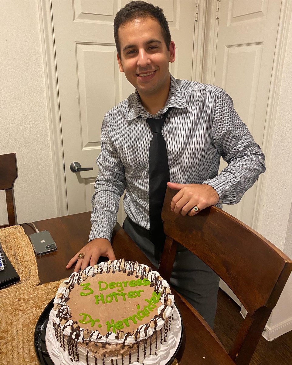 robertosergioh's tweet photo. On Friday, March 18th, I was able to successfully defend my dissertation. Thank you to all of you that have helped me along the way, I couldn’t have asked for a better support system. Now, to see what life outside of school has in store for me! #phdone #AcademicTwitter #phd https://t.co/4P5Dt3VSXe