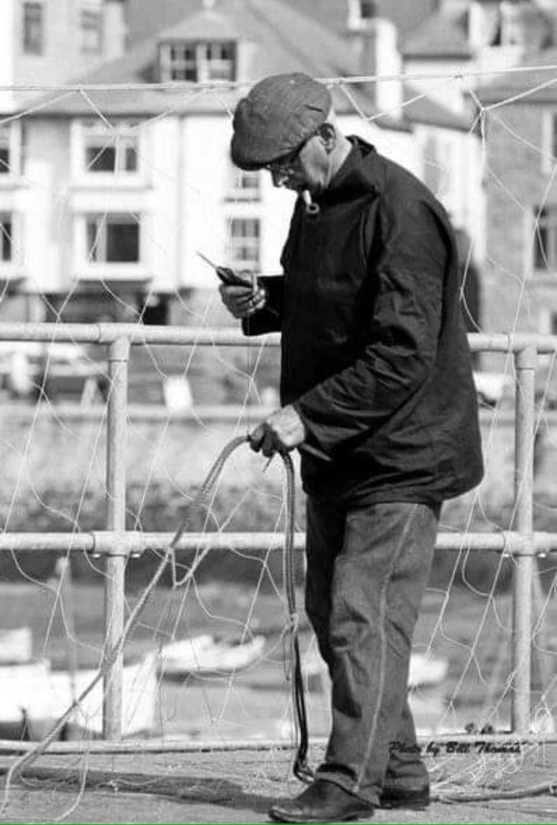 CornishSpliced's tweet photo. Here is great granda Joe in action!
Fastest mender in the west (country)!
(Might not actually be true.)
#GrandadLove #FishingFamily #MendingNets https://t.co/TlTjIRsThw