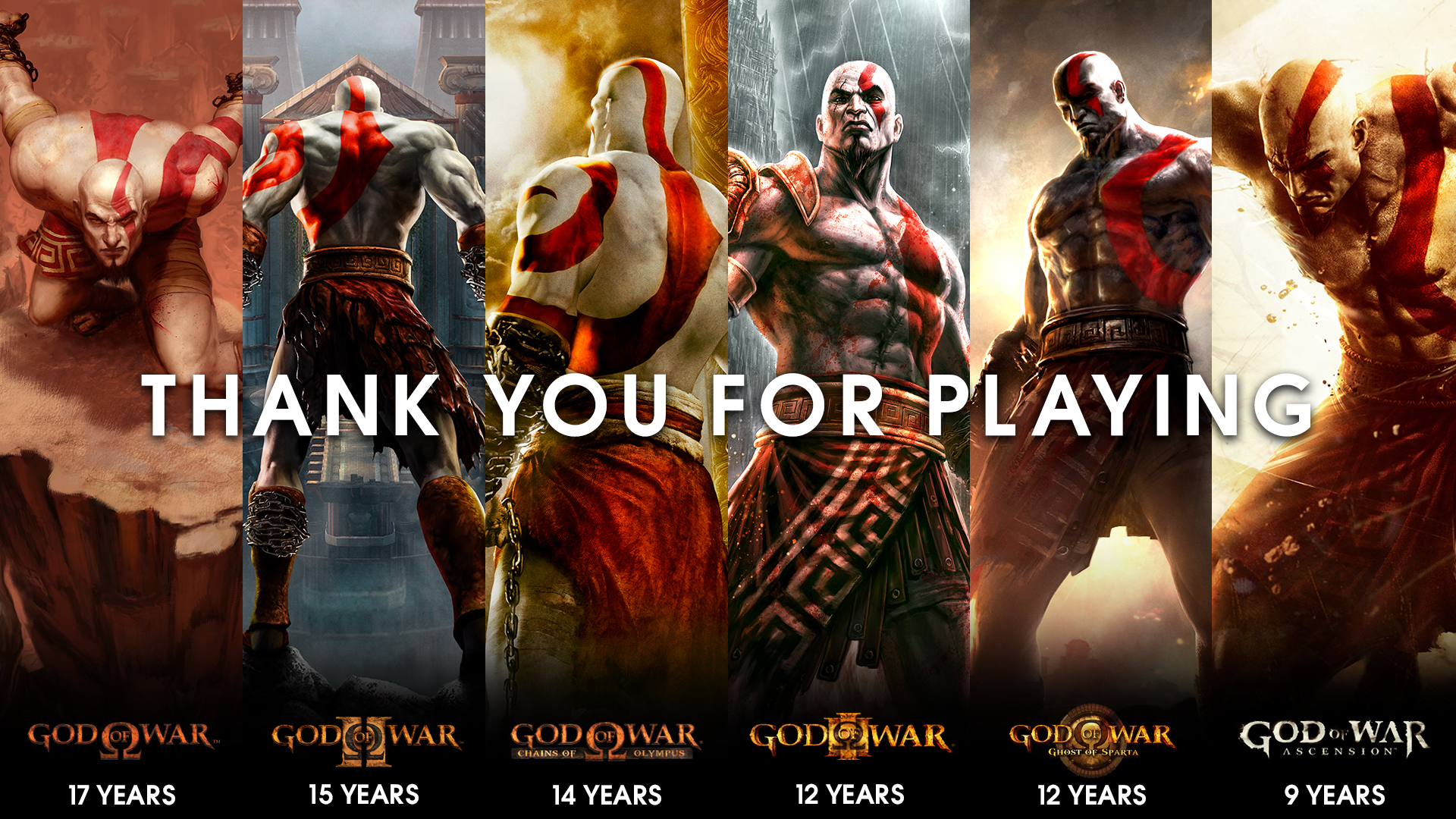 Santa Monica Studio – God of War Ragnarök on X: 17 years ago, God of War  released on the PlayStation 2 and began Kratos' journey through ancient  Greece. We want to take