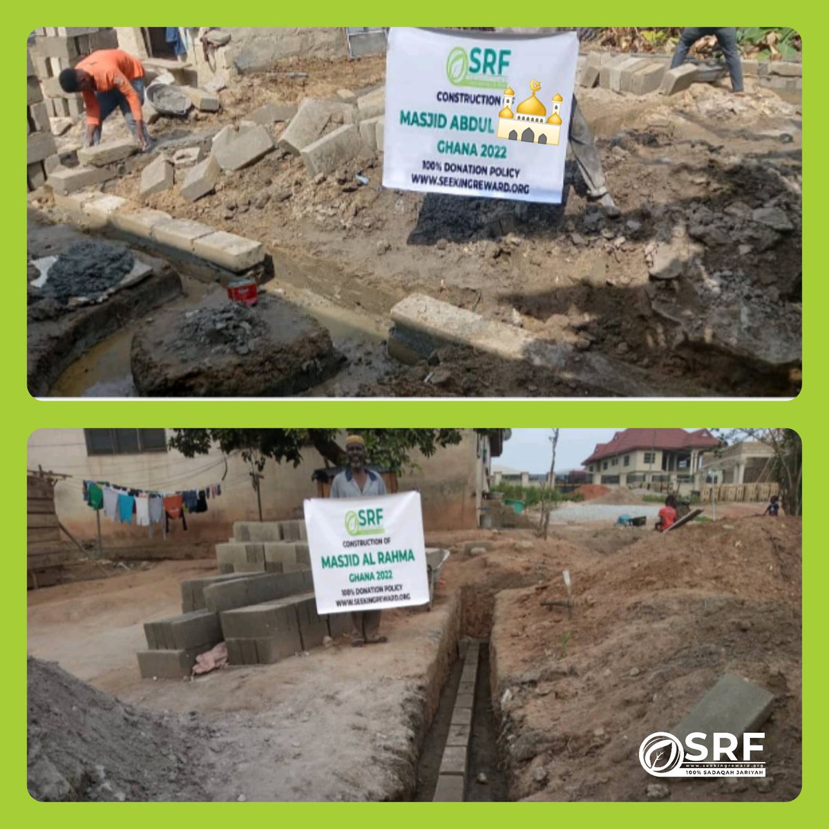 SeekingReward's tweet image. 😍 Subhan’Allah, 2 new #Masjids' construction has started!

💞 Our donors continue to try and help to give our brothers and sisters in #Africa access to the House of Allah and our workers are continuing to work hard to facilitate these donations.