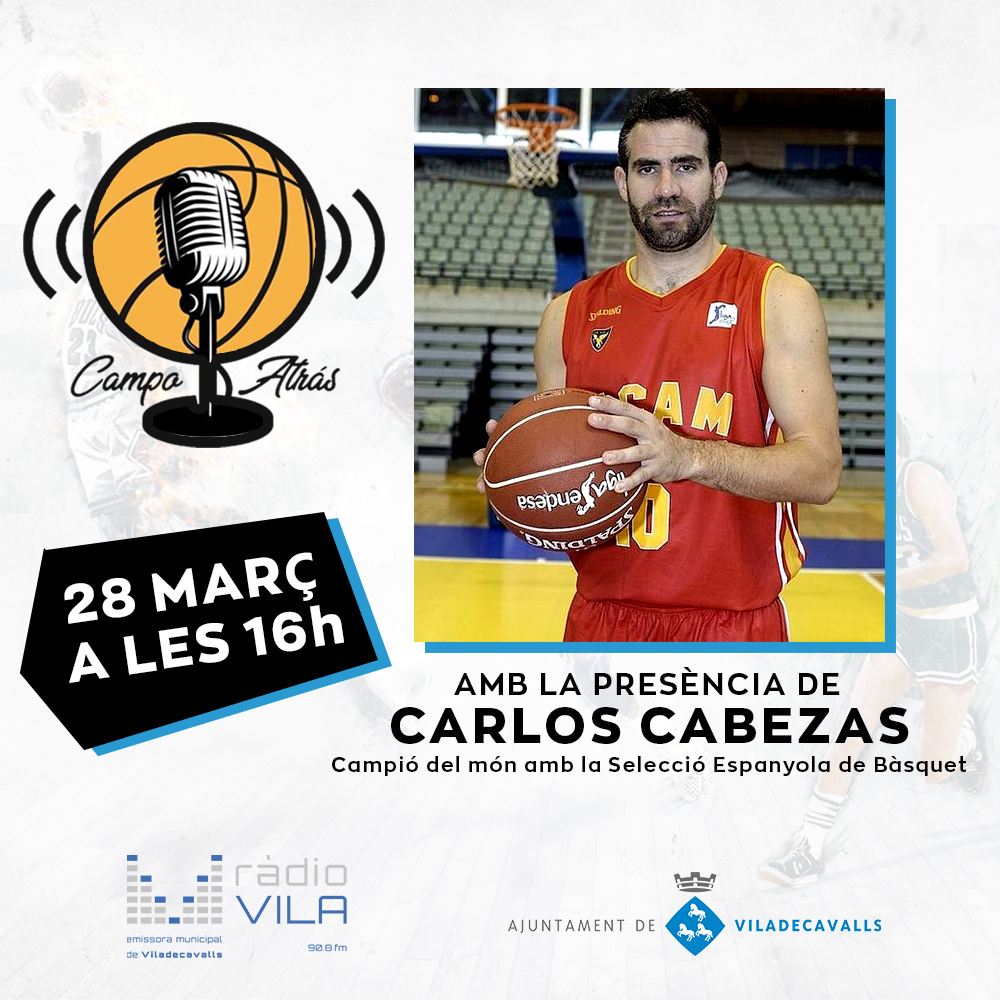 El proper Dilluns 28 de Març no et perdis <a href="/CampoAtrasRadio/">Campo Atrás Radio</a> a Ràdio Vila. Comptarem amb la presència de Carlos Cabezas.