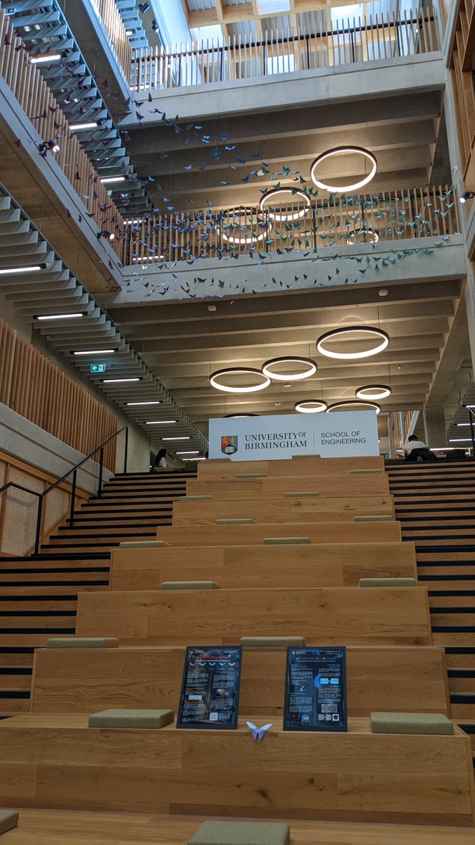 CDT Topological Design (@cdttopdes) on Twitter photo The #ButterflyAffect is flying! Great public engagement collab with <a href="/MathsBirmingham/">School of Mathematics</a>, <a href="/SchoolofEng_UoB/">UoB Engineering</a> & <a href="/CocoSatoArt/">Coco Sato</a> with our fantastic PhD student Hannah Yorworth, with funding from <a href="/CdtTopDes/">CDT Topological Design</a> and <a href="/LeverhulmeTrust/">The Leverhulme Trust</a>. Please go by the Engineering Building to see them! The #ButterflyAffect is flying! Great public engagement collab with <a href="/MathsBirmingham/">School of Mathematics</a>, <a href="/SchoolofEng_UoB/">UoB Engineering</a> & <a href="/CocoSatoArt/">Coco Sato</a> with our fantastic PhD student Hannah Yorworth, with funding from <a href="/CdtTopDes/">CDT Topological Design</a> and <a href="/LeverhulmeTrust/">The Leverhulme Trust</a>. Please go by the Engineering Building to see them!