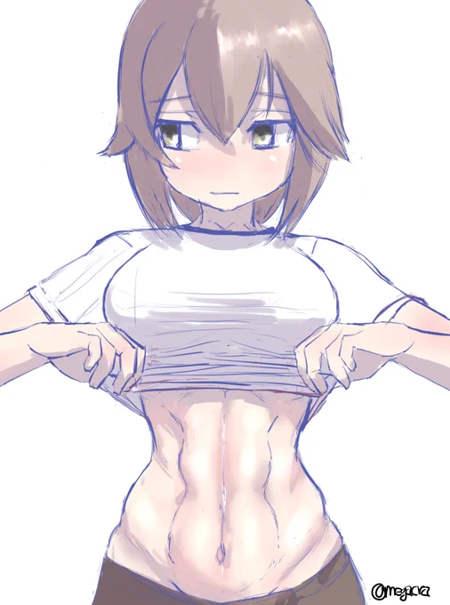 速吸おなか見せて #艦これ版深夜の真剣お絵描き60分一本勝負 #艦これ版真剣お絵描き60分一本勝負_20220322 #速吸