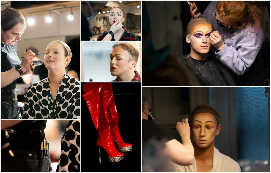 KeatesElizabeth's tweet image. Backstage... I often wonder if we should sell tickets for this part, it is wildly interesting, so much talent, make-up artists, costumes ladies, stage crew, actors ... I feel dizzy!