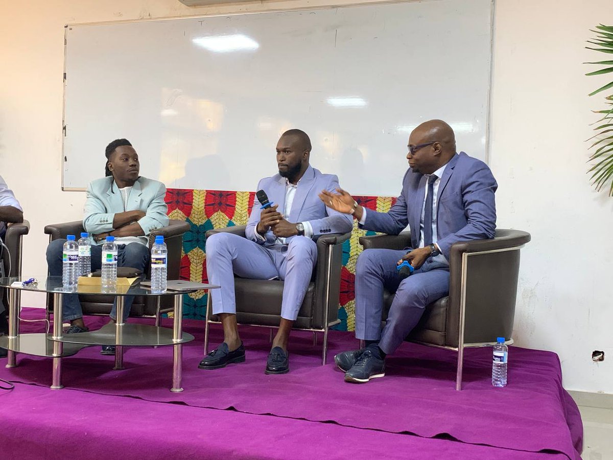 GroupeIAM's tweet photo. Le Groupe IAM recevait aujourd’hui deux de ses alumni, Romzy entrepreneur styliste et Ngorba Niang acteur et entrepreneur sénégalais.
Face aux étudiants ils sont revenus sur leurs parcours respectifs et sur les facteurs déterminants qui les ont motivés.
#digitalinnovationweek https://t.co/buszb3tQsQ