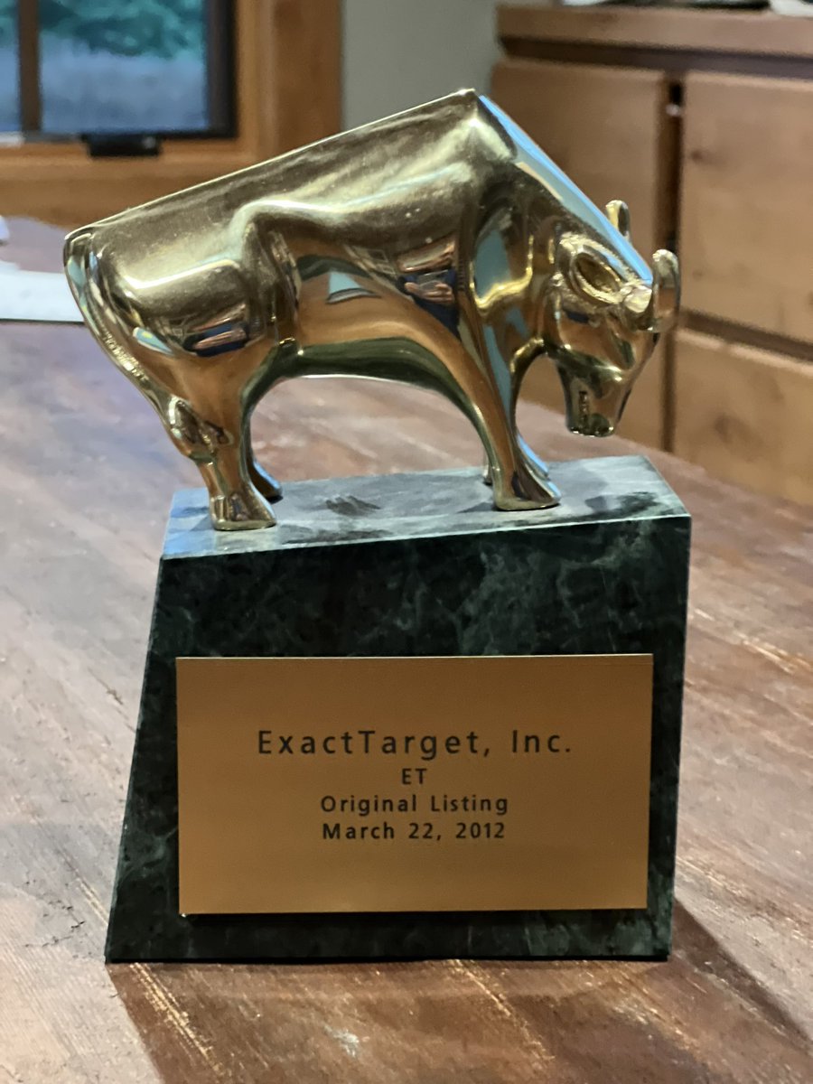 ScottDorsey's tweet photo. Fun to celebrate the 10-year anniversary of @ExactTarget going public on the @NYSE! #IPO #ET #ForeverOrange https://t.co/e7lseIAQkJ