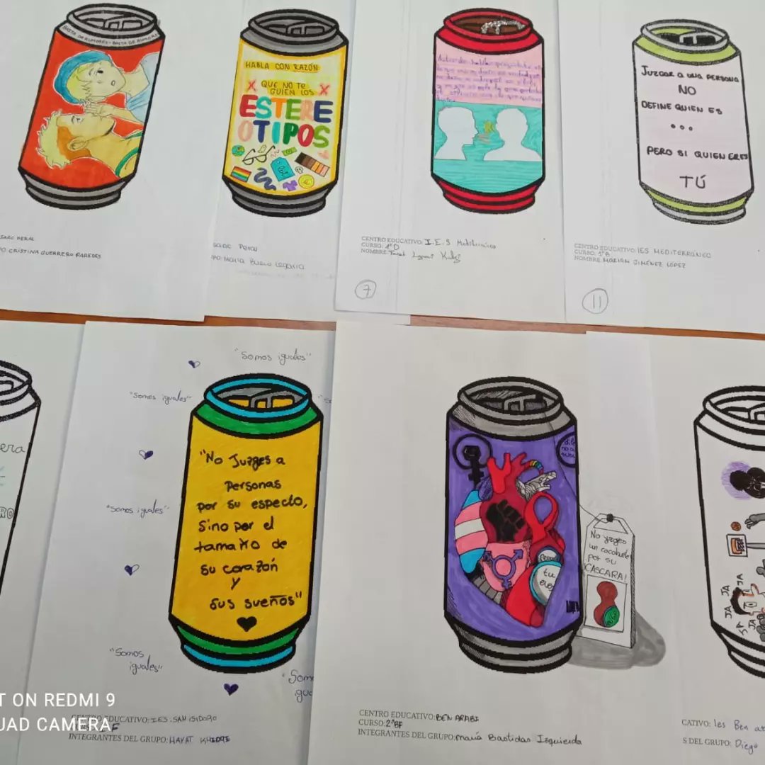 antirumores_ct's tweet photo. Damos la enhorabuena a los/as alumnos/as ganadores del concurso "Las etiquetas son para las latas" pertenecientes a los institutos :Mediterráneo, San Isidoro, Ben Arabi e Isaac Peral.
Y muchas gracias a todos /as los/as que habéis participado.
#antirumores https://t.co/TtcuOIlrOO