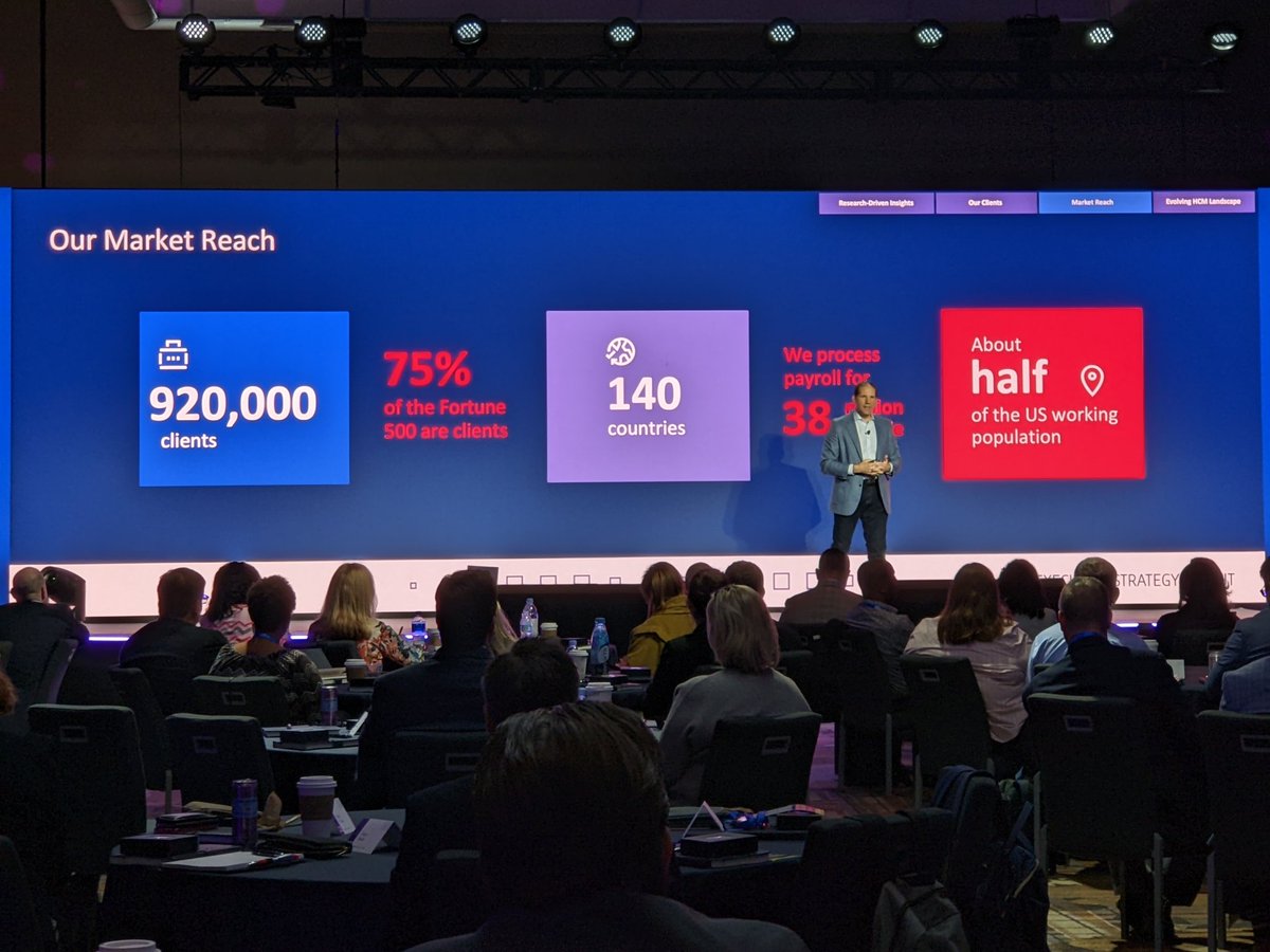 And <a href="/ADP/">ADP</a>'s lead on data 
-920k clients 
- 75% of the #Fortune500
- 140 counties 
- 38B paychecks 
- Half of the US working population 
#adpmotm