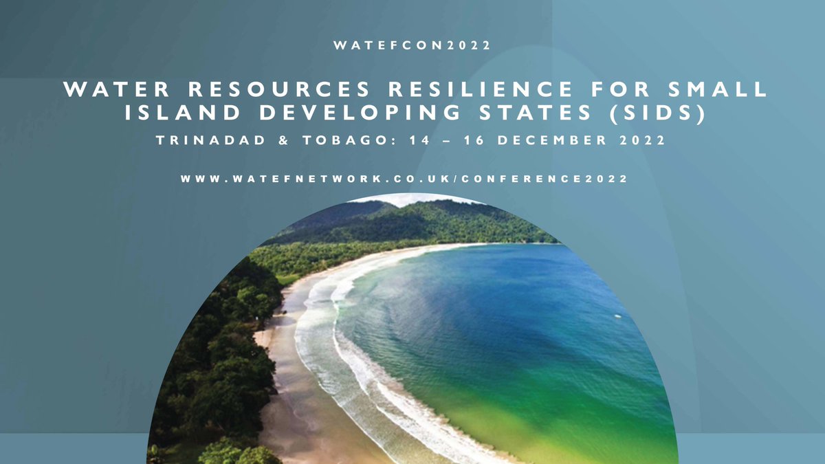 <a href="/watefnetwork/">WatefNetwork</a> #watefcon22 conference, call for papers now open. watefnetwork.co.uk/watefcon2022. #WorldWaterDay2022