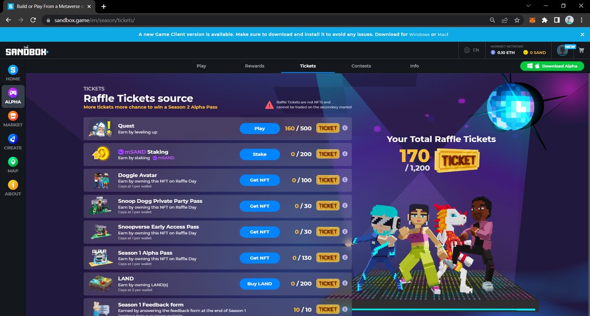 jedcryp's tweet photo. @TheSandboxGame I have 170 ez

I just participated in the daily #SandboxAlphaS2Contest for a chance to earn up to 1,000 $SAND! Starting March 22 - Ticket Day. Check out my screenshot below!
👇 #SandboxAlphaS2 https://t.co/ixWFCzhycP