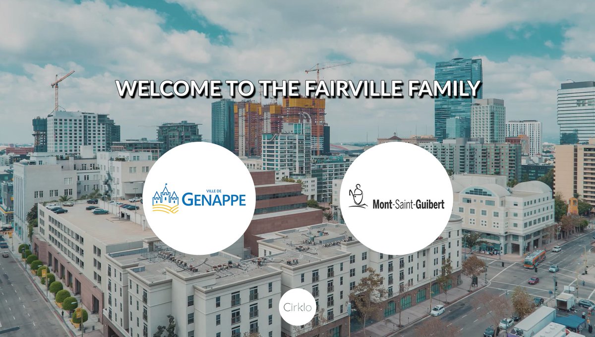fairville_be's tweet image. BIENVENUE ❤️ dans la #FamilleFairville -&amp;gt;

@VilleGenappe &amp;amp; #MontSaintGuibert avec votre tout nouveau système de chèques(-cadeaux) numériques de #Cirklo ! ✨

Nous sommes impatients de continuer à construire ensemble notre beau voyage ! #WeCreateHAppyCities 💪

#NewCirklo #GovTech