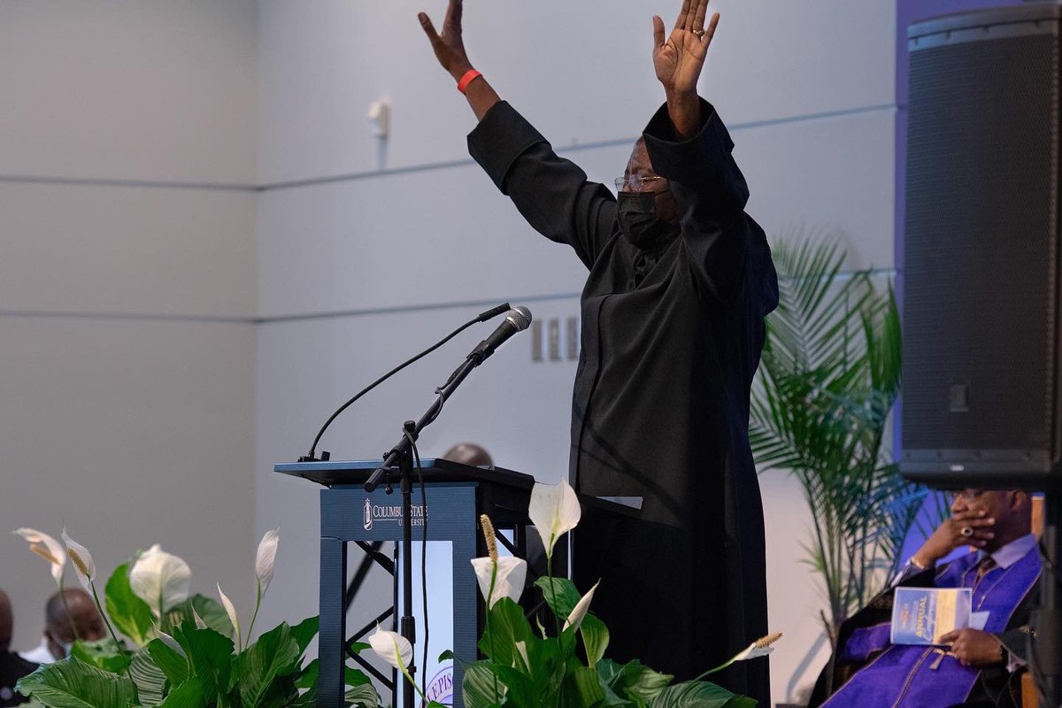 CunninghamCentr's tweet photo. Some heavenly sounds are coming from the 126th Southwest Georgia Annual Conference, kicking off this morning and lasting until Wednesday evening. Livestream available on FB. Search “6th District AME Church”.   🎥🎶 #columbusga #phenixcityal #church #conference #music https://t.co/sJYuZkIEQf