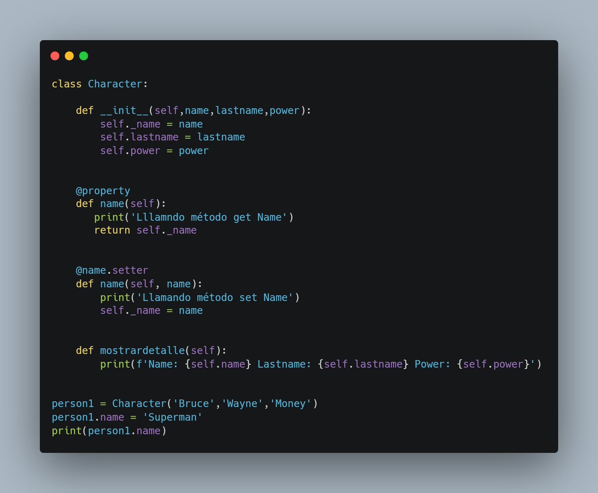 Juanmoney10's tweet image. #Python #TutorialPython #POO #100DaysOfCode 
Decorator : modifies the behavior of our method 🦾