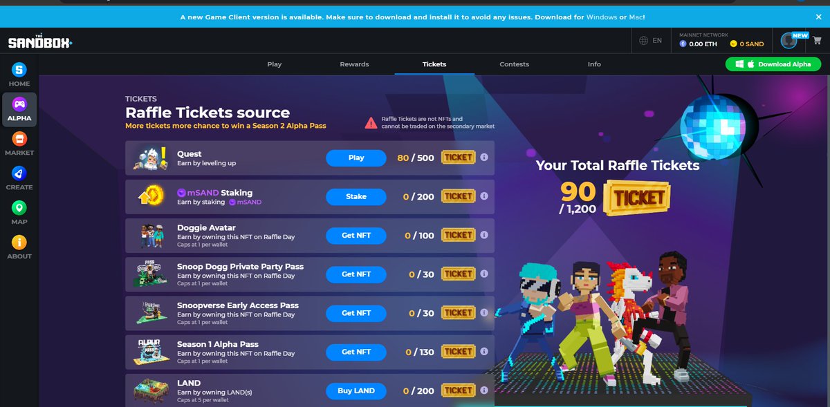 ppsibcrypto's tweet photo. @TheSandboxGame I have to do more quest

I just participated in the daily #SandboxAlphaS2Contest for a chance to earn up to 1,000 $SAND! Starting March 22 - Ticket Day. Check out my screenshot below!
👇 #SandboxAlphaS2 https://t.co/Dehul7guzt