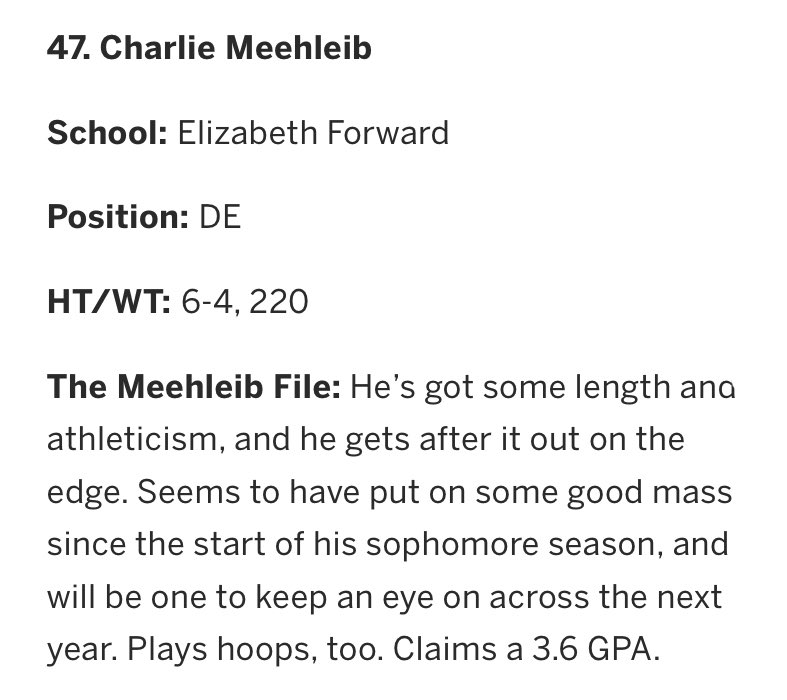 Charlie Meehleib tweet media