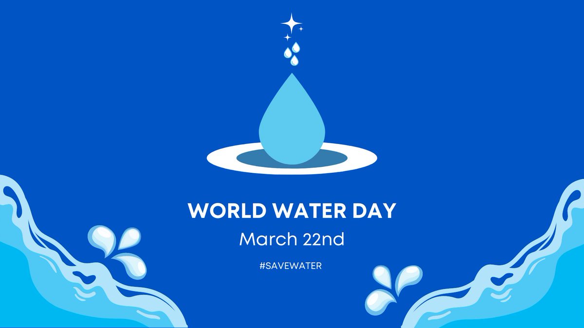 ToodleyCo's tweet photo. Did you know today is World Water Day? 
World Water Day is an international observance day. The intention is to inspire people around the world to learn more about water-related issues and to take action to make a difference. 

#toodley #savewater #worldwaterday #water https://t.co/OMFloVvP1k