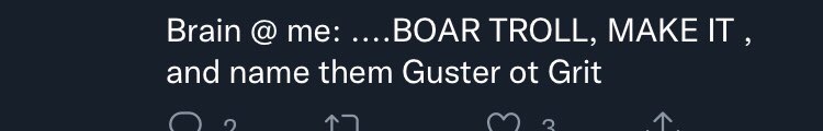 trollaomman's tweet photo. @WizSkulliosis “I can’t think of a name for mine” you’re stupid, you’re sludge to me, muppet https://t.co/krAOGFw2TU