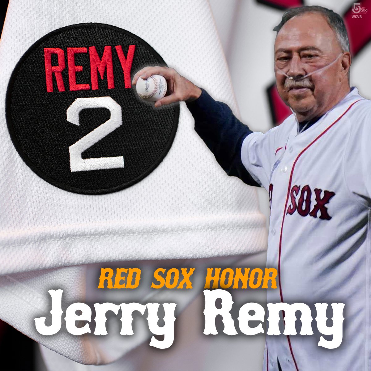 ⚾ Throughout the upcoming season, the #Boston #RedSox will wear a special patch in honor of #JerryRemy. They'll also hold a special pregame ceremony in his memory next month. wcvb.com/article/boston…