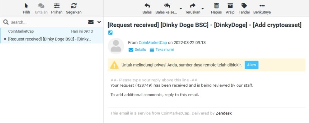 Dinkydogebsc's tweet photo. Good news... 🥳🥳🥳
Today the team has registered Dinky Doge to @CoinMarketCap 
I hope to be registered there soon... https://t.co/c5UGbmXUT8