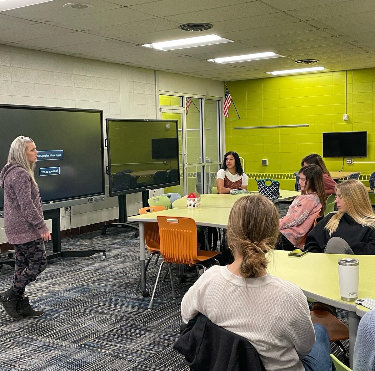 FindlayHS_FCA's tweet photo. Well, thank goodness Mrs. Kellermeyer didn’t become a WORM FARMER! We sure are blessed to have her as a caring teacher at FHS and thankful for her sharing at FCA this morning! 🪱 👩🏽‍🏫 🎶 #TrojanTrue https://t.co/ZC2DlJJflk