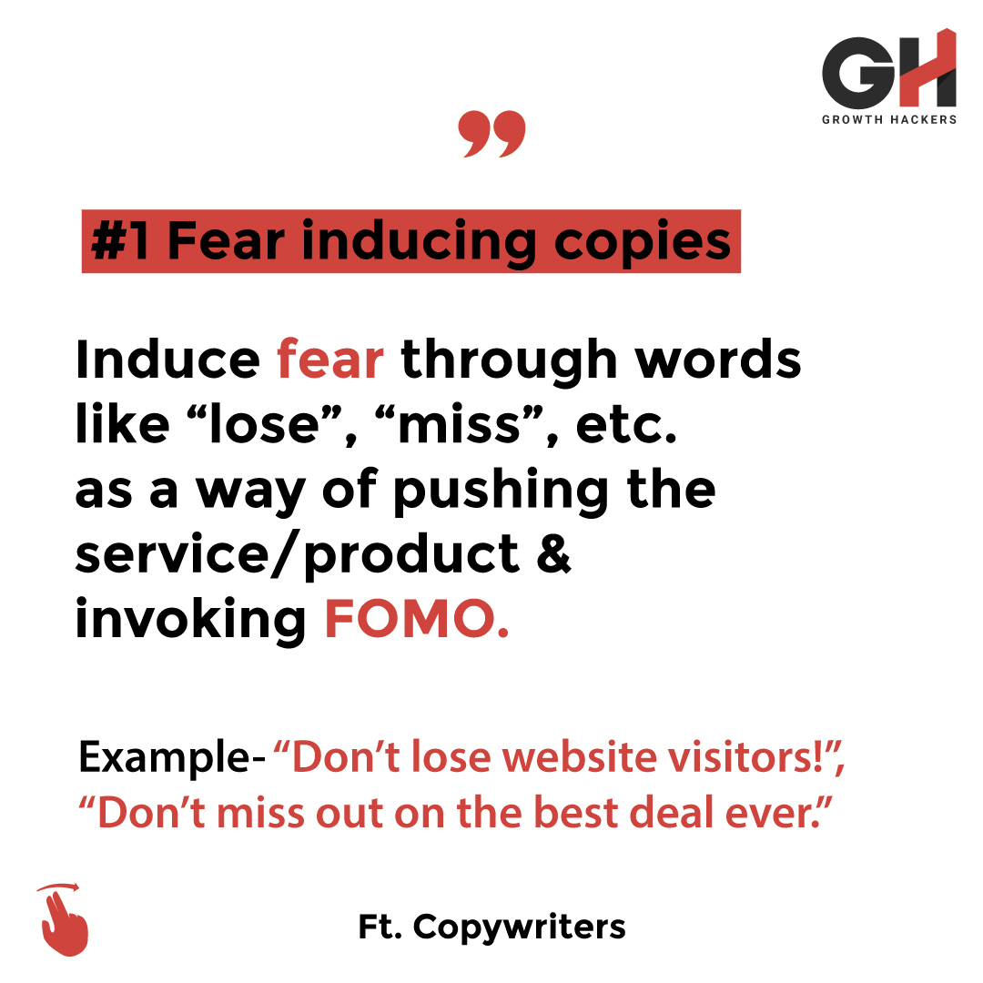 GrowthHackers_D's tweet photo. Don’t let monotony seep into your copies without you noticing! Use our powerful copywriting tricks to retain your customers’ attention!
#ghteam #growthhackersdigital #copywritingtips #tipsandtricks #copywritingtipsandtricks #copywriters https://t.co/bcUvnspqBI