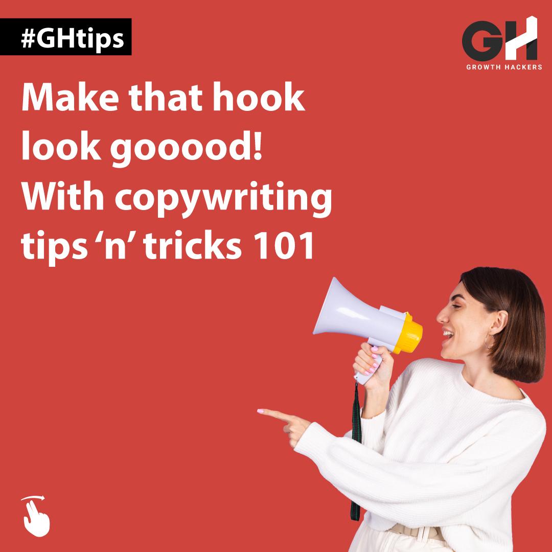 GrowthHackers_D's tweet photo. Don’t let monotony seep into your copies without you noticing! Use our powerful copywriting tricks to retain your customers’ attention!
#ghteam #growthhackersdigital #copywritingtips #tipsandtricks #copywritingtipsandtricks #copywriters https://t.co/bcUvnspqBI