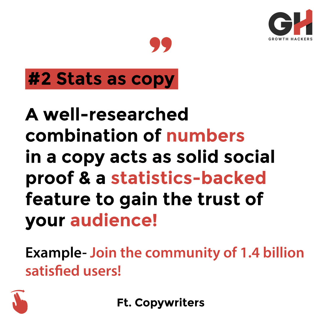 GrowthHackers_D's tweet photo. Don’t let monotony seep into your copies without you noticing! Use our powerful copywriting tricks to retain your customers’ attention!
#ghteam #growthhackersdigital #copywritingtips #tipsandtricks #copywritingtipsandtricks #copywriters https://t.co/bcUvnspqBI