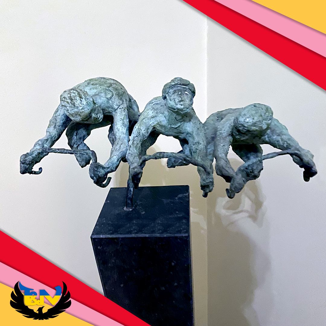 NftCycling_'s tweet photo. The artwork shown in the image is a piece called "Photo Finish", an exclusive work unique in the world located in an art museum in Holland.
Currently, many artists are using #NFTs as a bridge between the physical and digital world, so they can display artwork in digital format. https://t.co/EahPm1L2sA