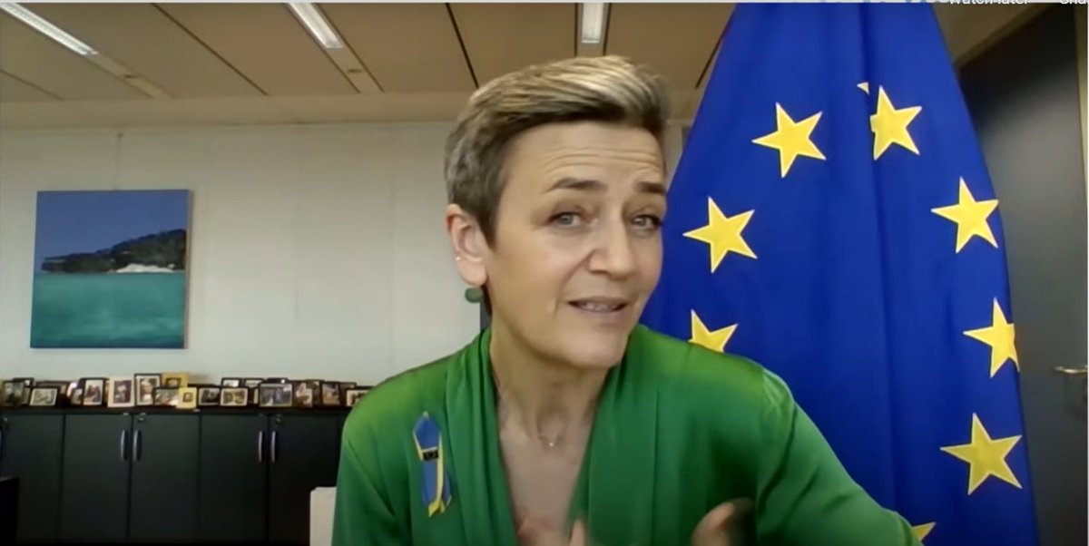 EUDigitalEdu's tweet photo. "Young people don't naturally become digitally competent just because they are born in a digital world [...] We need to act. We need a large scale, broad base transformation in digital skills." — @vestager, Exec Vice-Pres for a Europe fit for the Digital Age 🇪🇺

#DigitalEdForum https://t.co/5wSGaLssBG