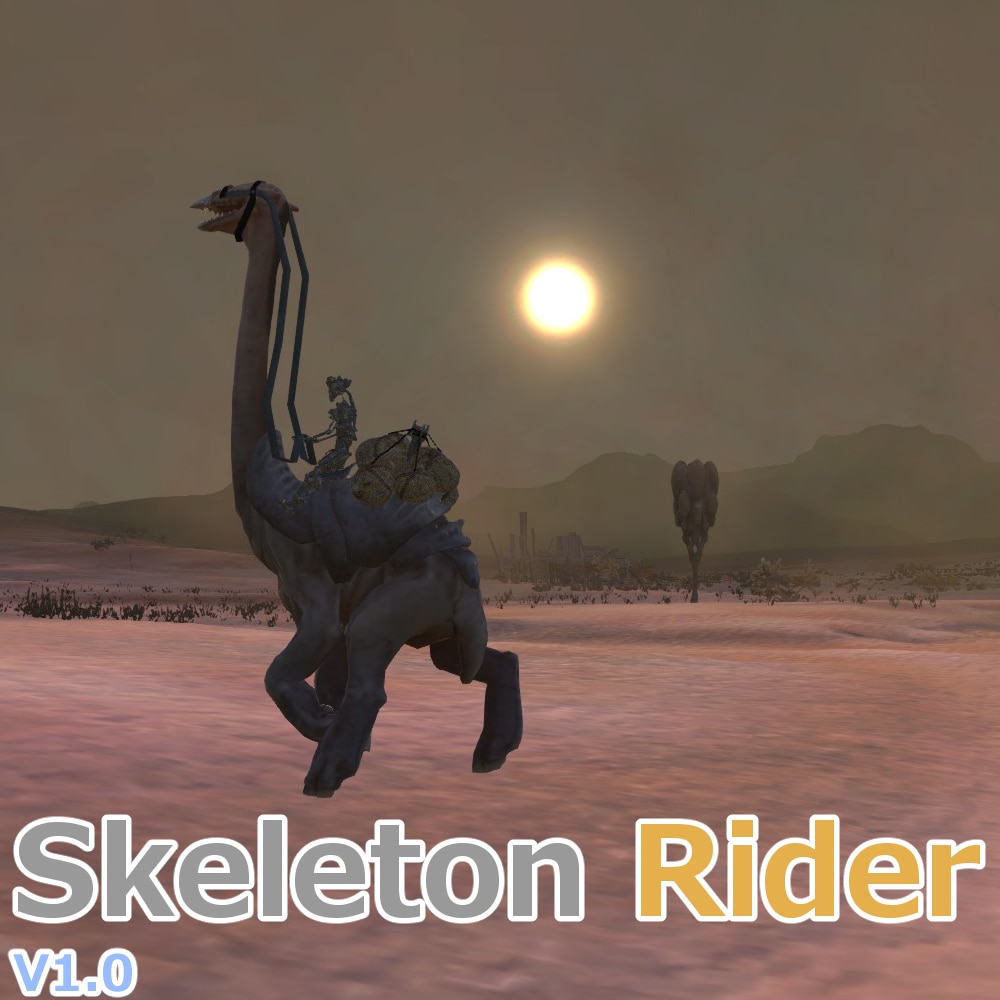 Kenshi on Twitter "Mod of the week "Skeleton Rider (Animal backpack