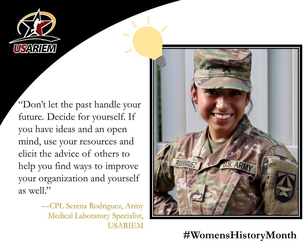 USARIEM (@usariem) on Twitter photo #WomensHistoryMonth Spotlight: Army Medical Lab Specialist CPL Serena Rodriguez helps advance #SoldierScience in the lab and the field! She is an essential member of our #PikesPeak research team who will help us understand why some people get altitude illness. <a href="/NatickSSC/">Soldier Systems Ctr</a>. #WomensHistoryMonth Spotlight: Army Medical Lab Specialist CPL Serena Rodriguez helps advance #SoldierScience in the lab and the field! She is an essential member of our #PikesPeak research team who will help us understand why some people get altitude illness. <a href="/NatickSSC/">Soldier Systems Ctr</a>.