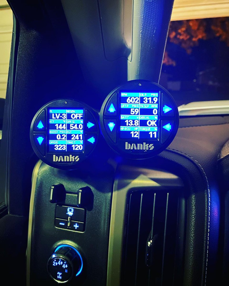 BanksPower's tweet photo. The Banks iDash is designed to help you get the most out of your driving experience. It monitors, displays, and data logs multiple vehicle parameters such as speed, EGT, AFR, RPM, and engine. #bankspower #pedalmonster #throttlebooster #idash #supergauge #datamonster https://t.co/vg1GhyYBqW