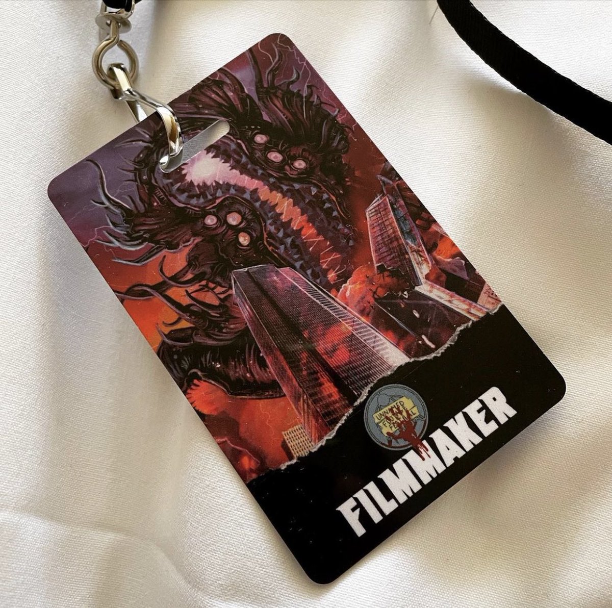 The creators of Curse of Aurore had a blast last weekend premiering their film at <a href="/unnamedfootage/">Unnamed Footage Festival</a> in San Francisco! Many thanks to the team behind the festival who welcomed CoA with open arms. 🎬 #indiehorror #Filmmaking #SupportIndieFilm @numbir9 <a href="/LlanaBarron/">Llana Barron</a>