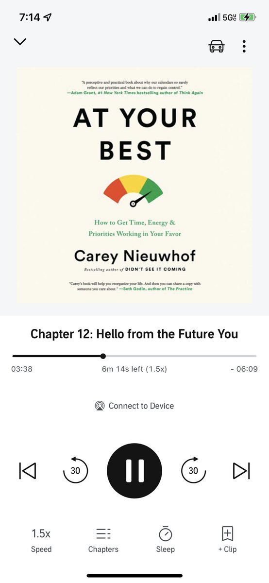 jakestarkey's tweet photo. Enjoying #atyourbest by @cnieuwhof. Great book, now to implement. https://t.co/3akFh0tAKz