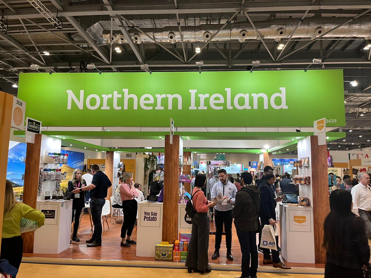 Event | Day two at the <a href="/IFE_Event/">IFE_Event</a>. Why not call by our Northern Ireland stand 3439, have a chat with our 12 #NorthernIreland companies exhibiting and discover what the Northern Ireland #Food &amp; #Drink sector has to offer. Find out more >> bit.ly/3KHOHaE
#IFE22