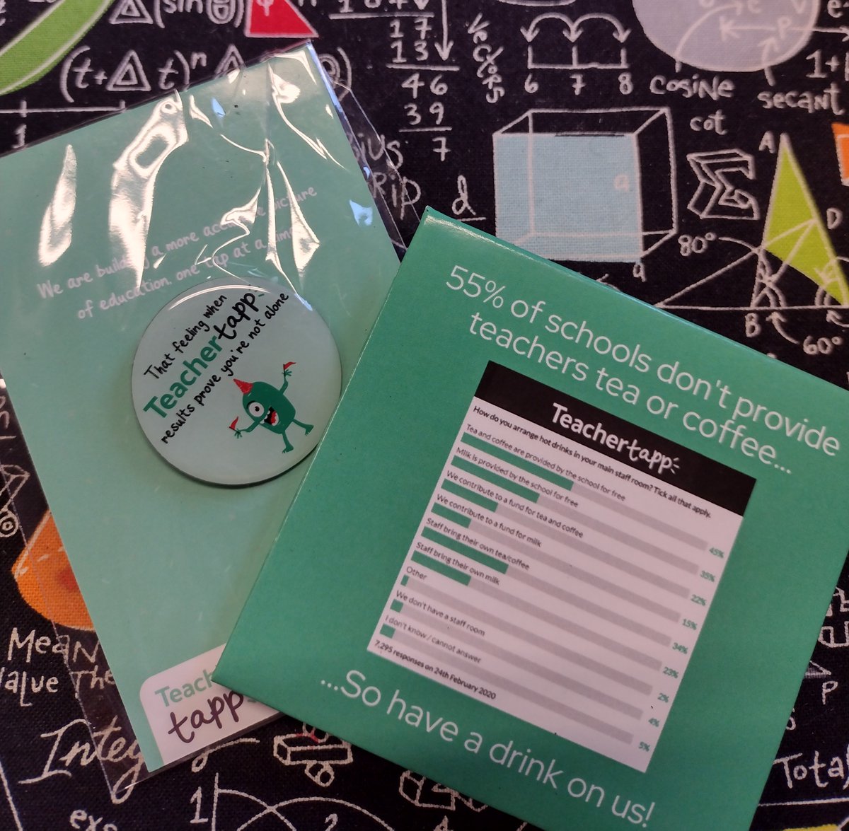 I love getting mail as school especially when it cheers my day up like this. Thanks @teachertapp