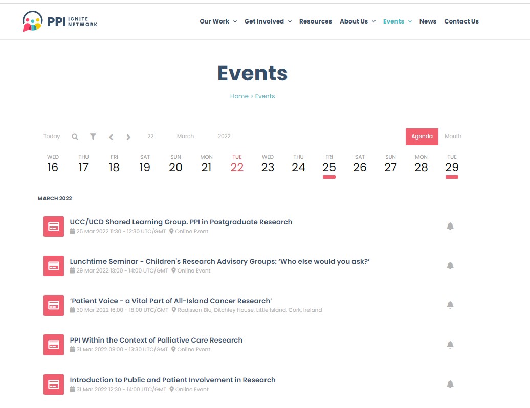 PPI_Ignite_Net's tweet photo. Spoilt for choice! Check out our Calendar of Events https://t.co/ZkvFQPoFXV for exciting menu of #PPI events happening soon.
@The_Wheel_IRL @IrishResearch @Maynooth_PPI @_IHREC @NREC_Office @HRB_NCTO @CarersIreland @HSEResearch @QUBppihub @scienceirel @UCD_Research #PPI_ignite https://t.co/Kg4S2bu41m