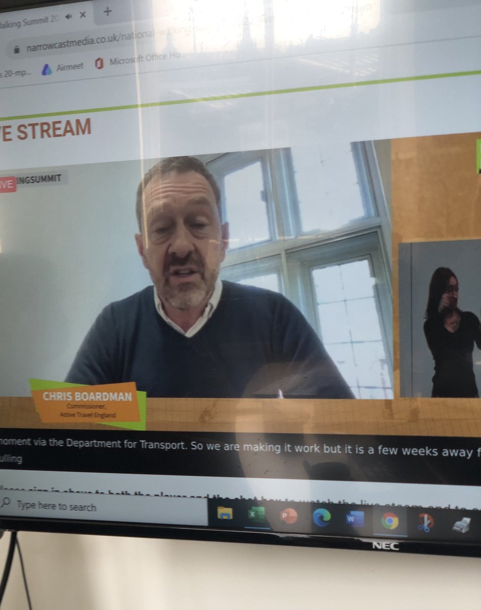 Well said <a href="/Chris_Boardman/">Chris Boardman CBE</a> ‘It shouldn’t take bravery to cross the road’ on getting the basics right. <a href="/livingstreets/">Living Streets</a> #nationalwalkingsummit