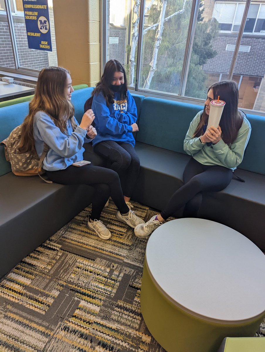 MrsPosch_MHS's tweet photo. #MHSLife enjoyed our first trip to The Stacks! Incredible new space!! @MrsBookwits @aprilljumic https://t.co/UZtgG4DPws