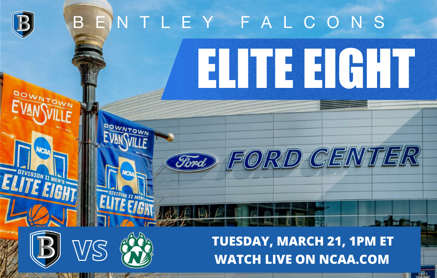 Gameday is here!  Men's basketball will be taking on Northwest Missouri State today at 1 pm ET with a berth in the NCAA Division II national semifinals on the line!  Let's go Falcons!

Watch live: ncaa.com/liveschedule/2…
Stats: stats.statbroadcast.com/statmonitr/?id…

#BentleyU #BeAForce