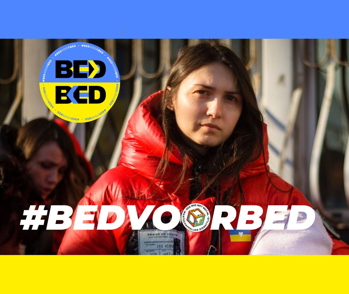 mdt_nl's tweet image. Tijdens #BEDVOORBED vanavond zetten jongeren zich in voor vluchtelingen uit Oekraïne en andere onveilige gebieden. Ze ruilen voor één nacht hun bed in voor een nacht in de openlucht of ze halen geld voor @StVluchteling met aanvullende acties. [1/2]

@youngimpactnl @KroNcrv