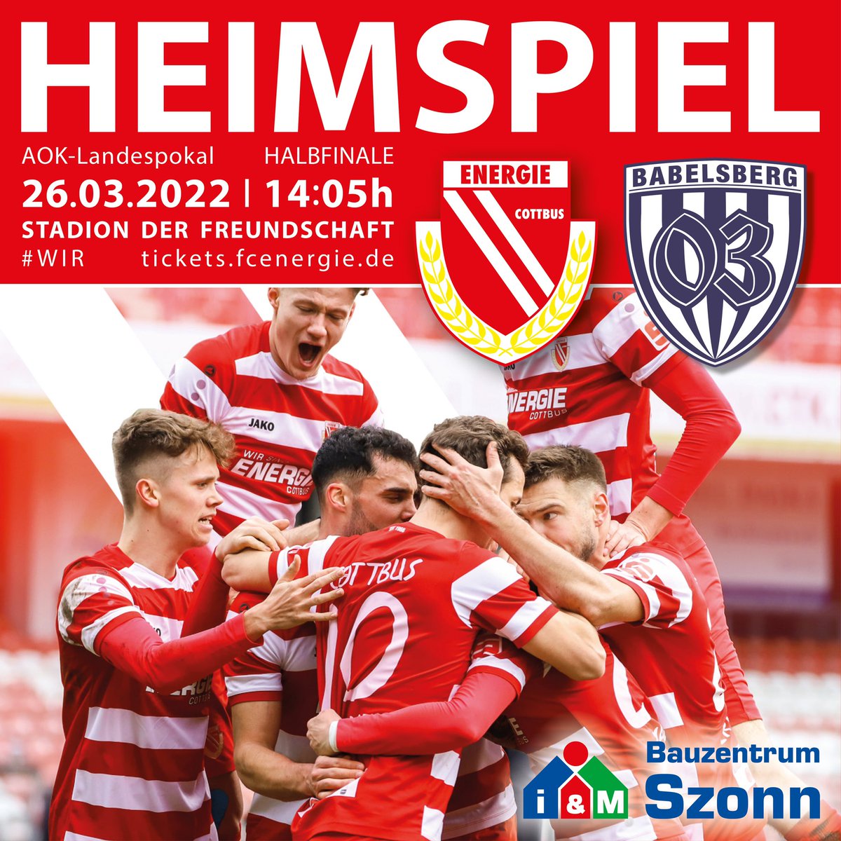 Nur_Energie's tweet image. Das Halbfinale im AOK-Landespokal Brandenburg gegen den @SVBabelsberg03 steht an. #WIR brauchen Eure Unterstützung im Stadion! Tickets (3G!!!) gibt es unter 👉🏻tickets.fcenergie.de und ab 12:00 Uhr an den Tageskassen. Weitere Informationen folgen! #FCESVB