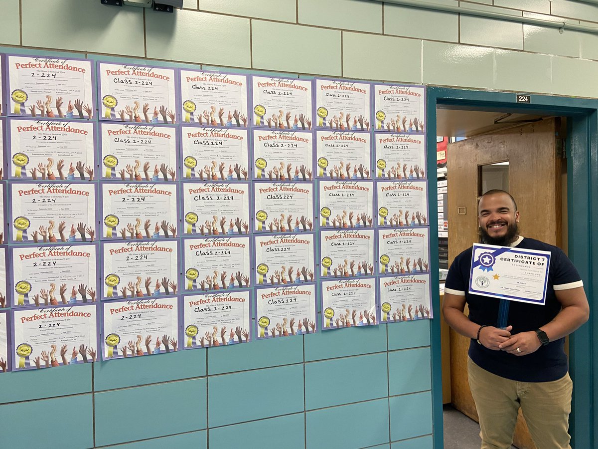 PS 157x- The Grove Hill School (@ps157x) on Twitter photo Mr. Santiago is taking great pride in his District 7 Attendance award for the best overall class attendance at PS 157x. Class 2-224 is proud to be here each and every day focused and ready to learn! <a href="/Csd7Bx/">District 7</a> Mr. Santiago is taking great pride in his District 7 Attendance award for the best overall class attendance at PS 157x. Class 2-224 is proud to be here each and every day focused and ready to learn! <a href="/Csd7Bx/">District 7</a>
