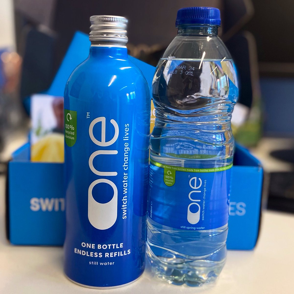 Unicafemcr's tweet photo. We only sell @onewateruk on campus 💧 

Why? Their vision is a world where everyone has access to clean, safe water, in a low carbon world, free from plastic pollution 🚰 

On #WorldWaterDay2022 we celebrate with One Water: over £25m raised &amp; 4 million lives changed 🌎 https://t.co/c5Tc4uRBz0