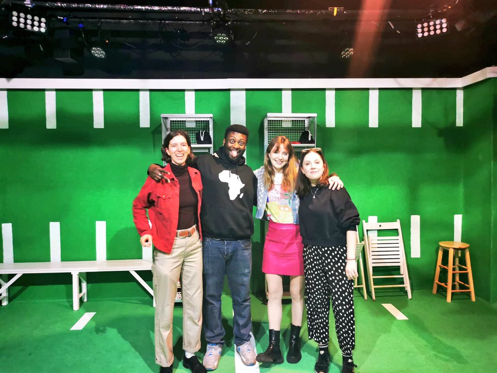 LuceJuiceLuce's tweet photo. Had the most glorious few weeks sharing our play 'Skin in the Game' for @theatre503 Moreno #RapidWriteResponse. Big love and thanks to Director extraordinaire @RebekaDio and acting talents @Maeve_new_world and Joel Elliott, plus many other fab people! Here's to many more...! ⚡⚡ https://t.co/fgTbSZksDP