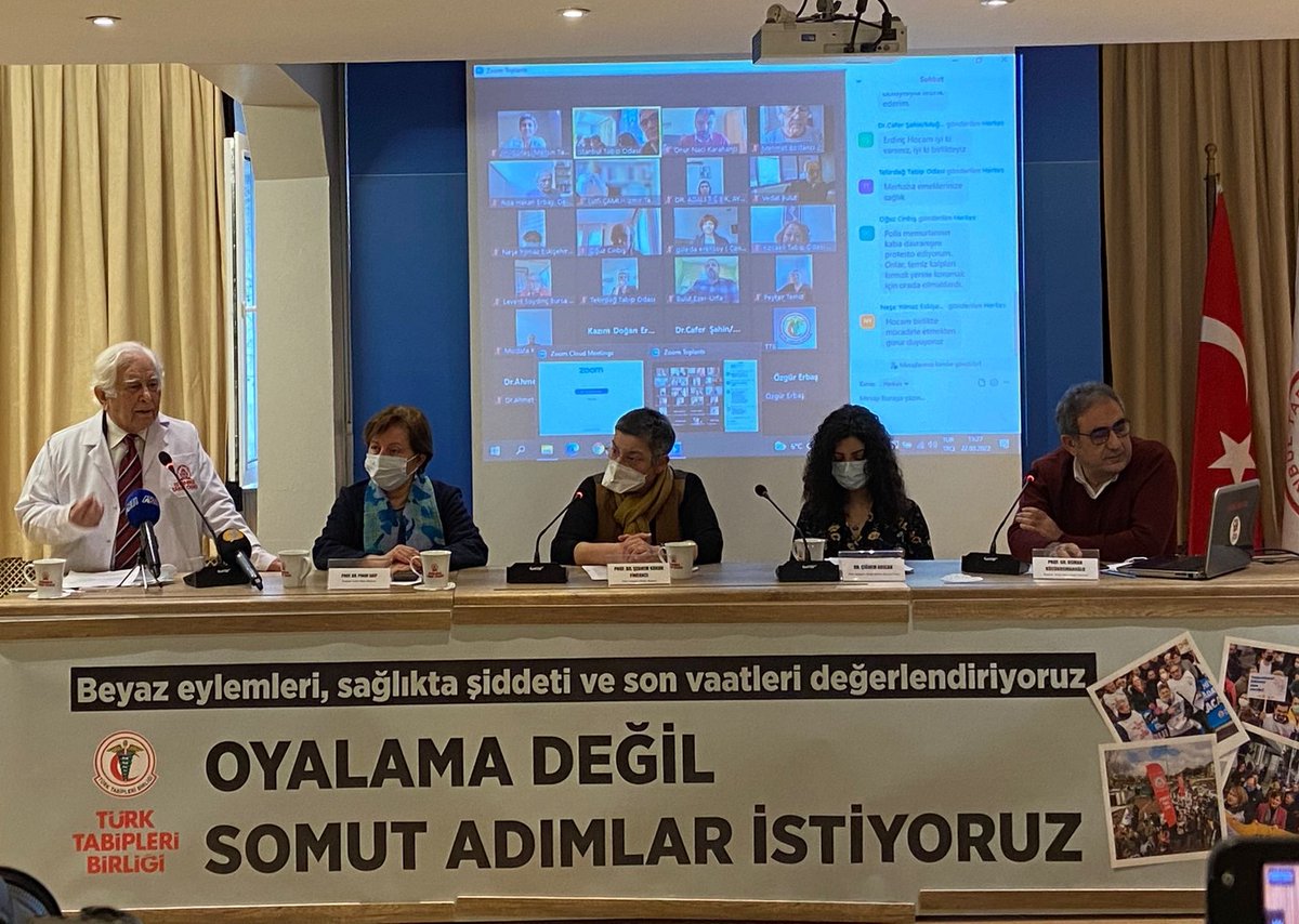 Önlüğümüzün Beyazıyla Hakkımız Olanı Alana Kadar Vazgeçmeyeceğiz!

👇
ttb.org.tr/535yj0i